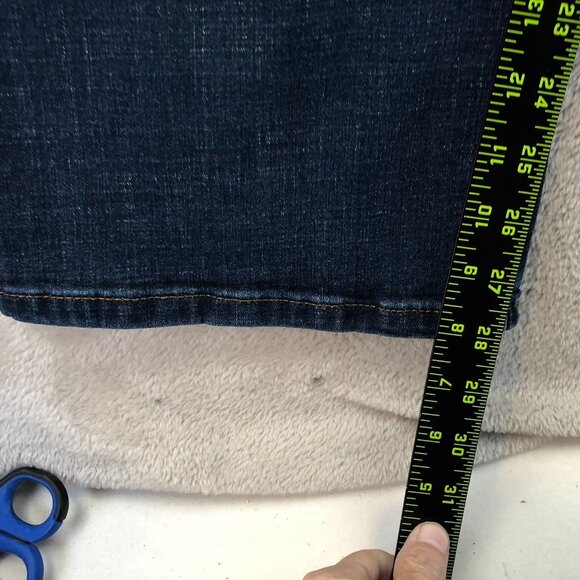 Lee Womens Jeans Plus Size 22W Petite Bootcut Mid Rise Flex Motion Denim Blue - Picture 6 of 15